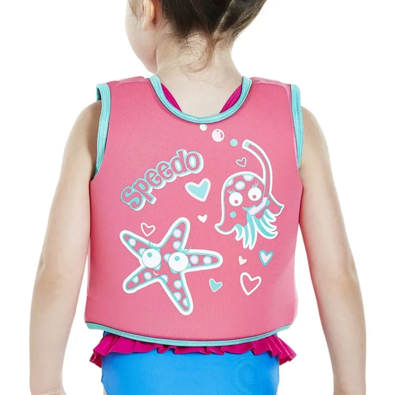 Speedo Sea Squad Vest - Pink/Aqua-3